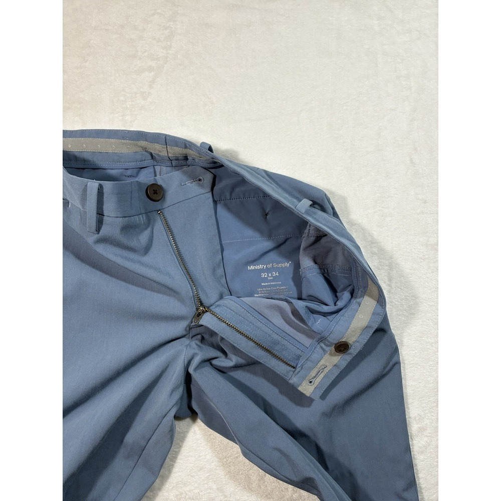 Ministry Of Supply Kinetic Pant Mens 32x34 Primeflex Performance Preppy Office View 3